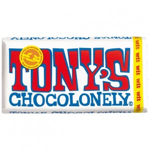 Tony's Witte chocoladereep, 180gram