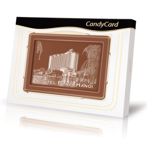 Candy Card chocolade wenskaart