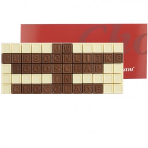 Chocolade telegram 60 blokjes